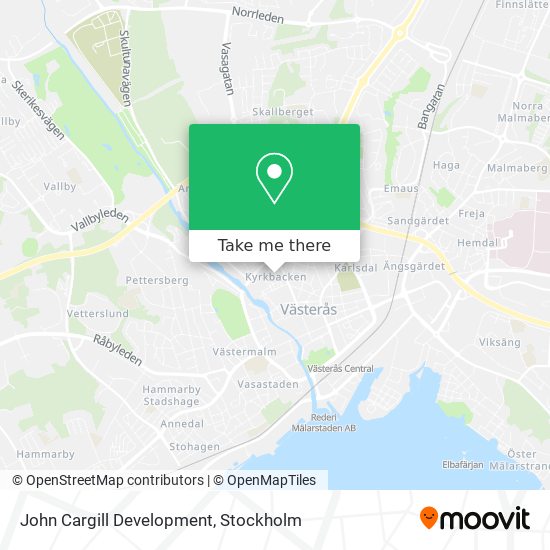 John Cargill Development map