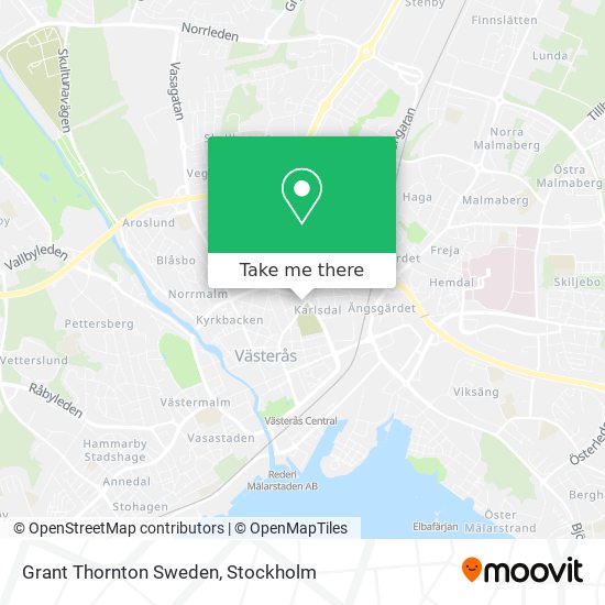 Grant Thornton Sweden map