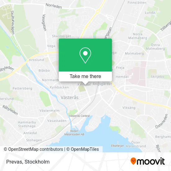 Prevas map