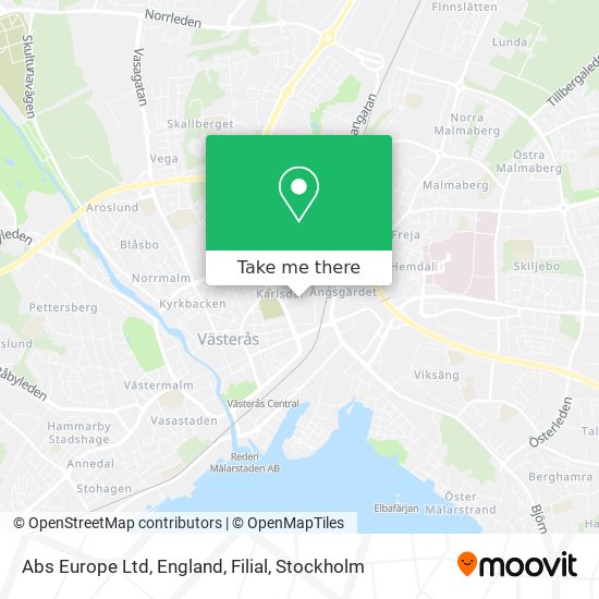 Abs Europe Ltd, England, Filial map