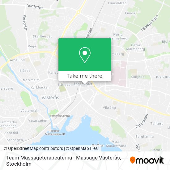 Team Massageterapeuterna - Massage Västerås map