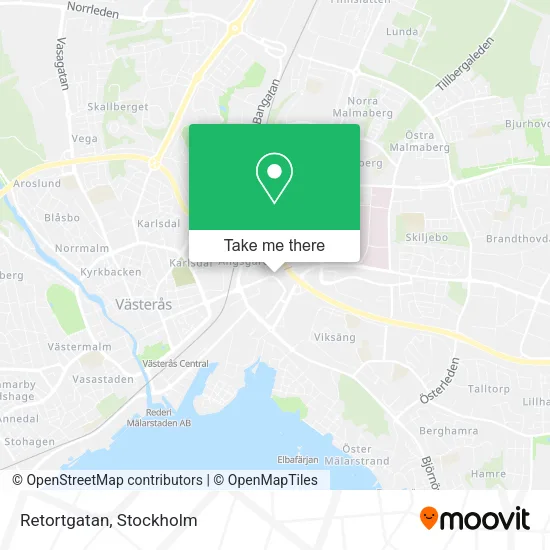 Retortgatan map