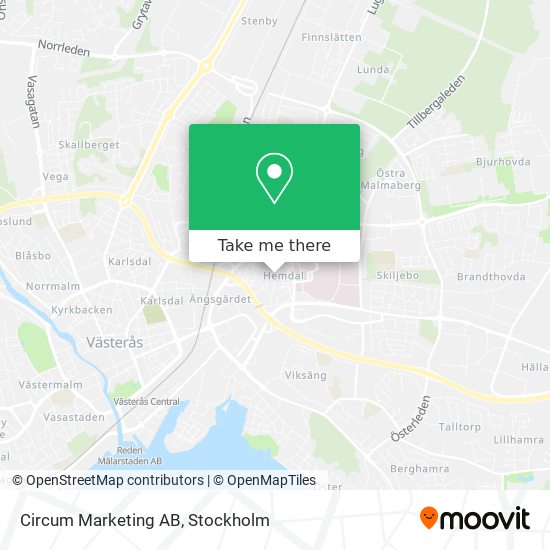 Circum Marketing AB map