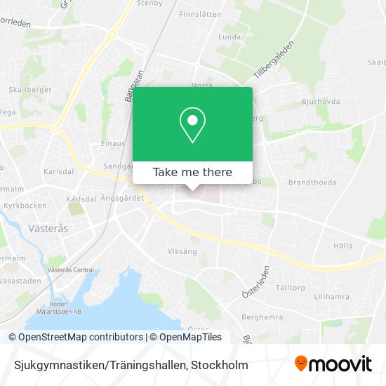 Sjukgymnastiken/Träningshallen map