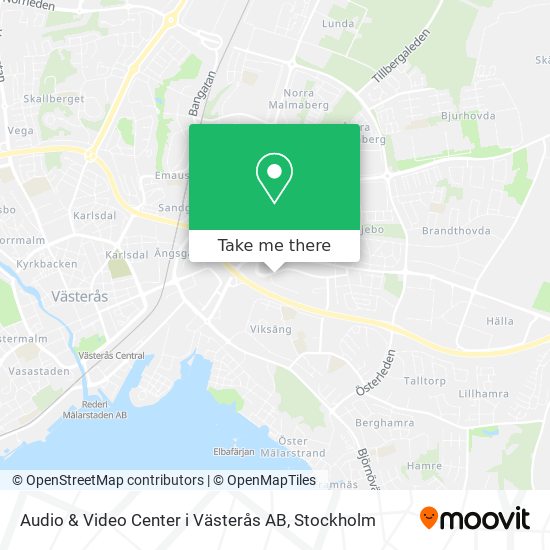 Audio & Video Center i Västerås AB map