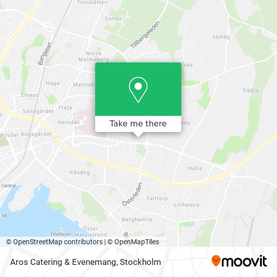 Aros Catering & Evenemang map