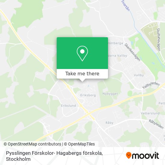 Pysslingen Förskolor- Hagabergs förskola map