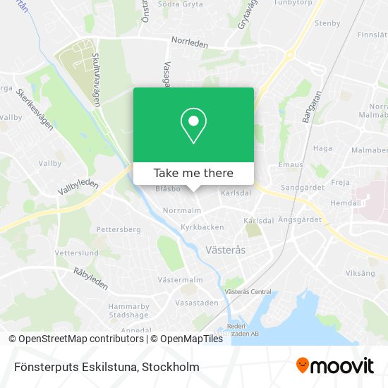 Fönsterputs Eskilstuna map