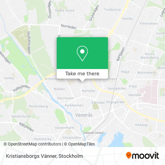 Kristiansborgs Vänner map