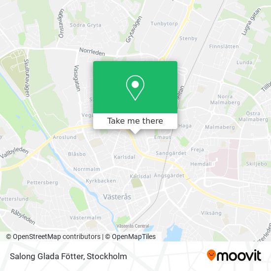 Salong Glada Fötter map