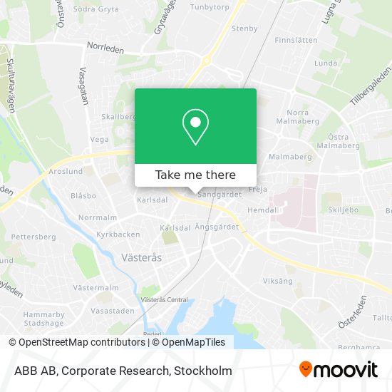 ABB AB, Corporate Research map