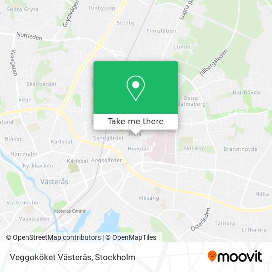 Veggoköket Västerås map