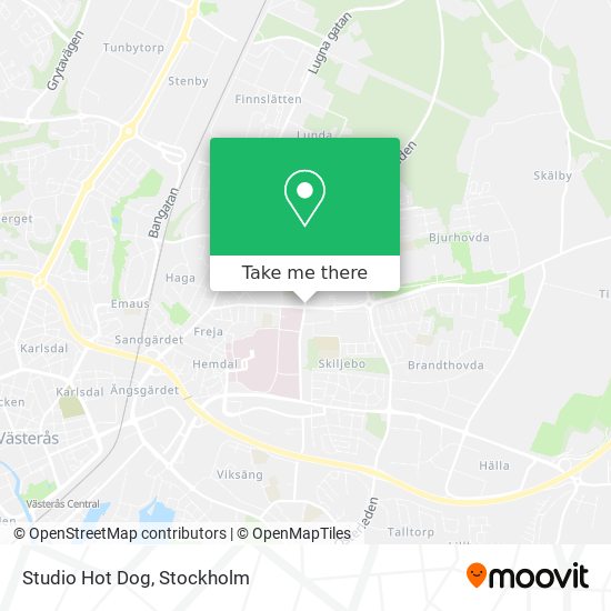 Studio Hot Dog map