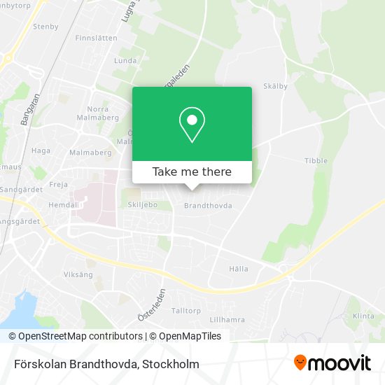 Förskolan Brandthovda map