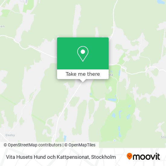 Vita Husets Hund och Kattpensionat map