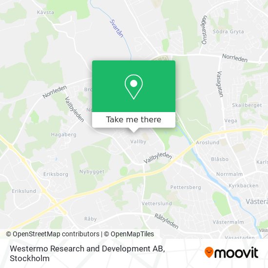 Westermo Research and Development AB map