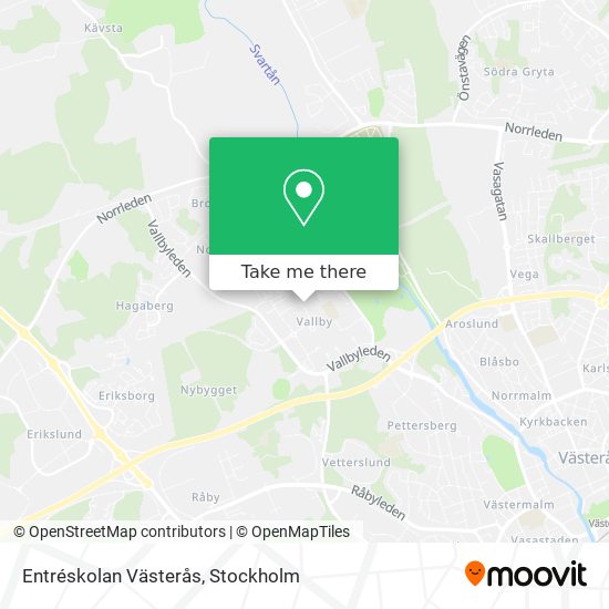 Entréskolan Västerås map