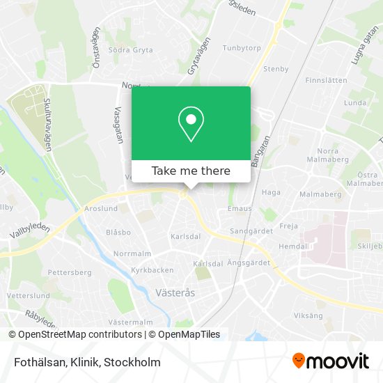Fothälsan, Klinik map