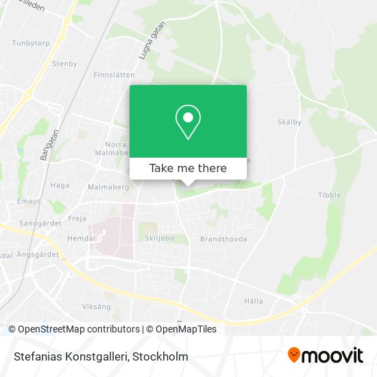 Stefanias Konstgalleri map