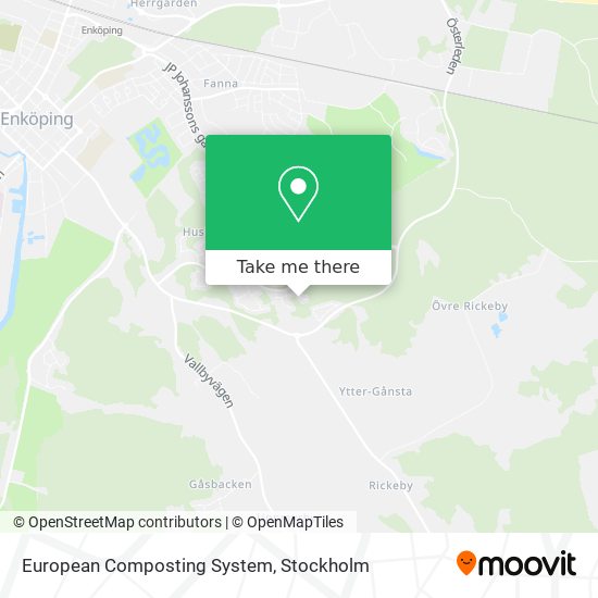 European Composting System map