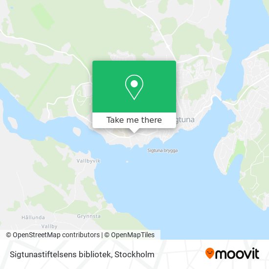 Sigtunastiftelsens bibliotek map