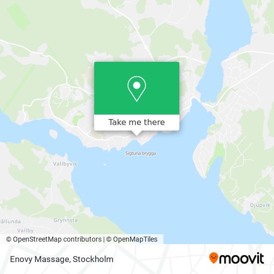 Enovy Massage map