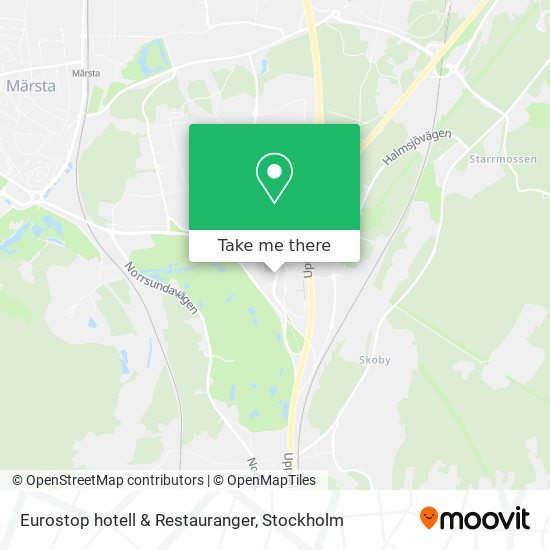 Eurostop hotell & Restauranger map