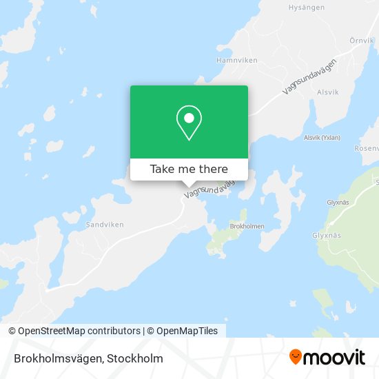 Brokholmsvägen map