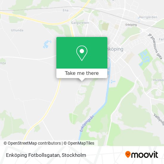 Enköping Fotbollsgatan map