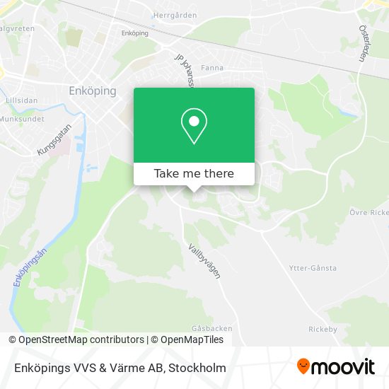 Enköpings VVS & Värme AB map