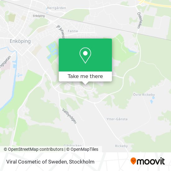 Viral Cosmetic of Sweden map