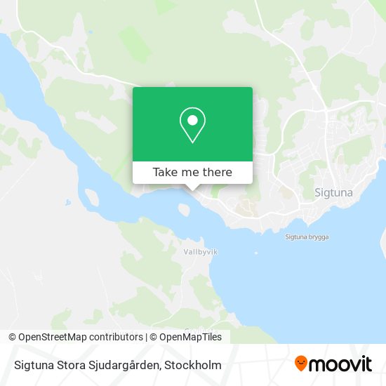 Sigtuna Stora Sjudargården map