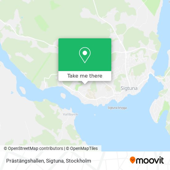Prästängshallen, Sigtuna map