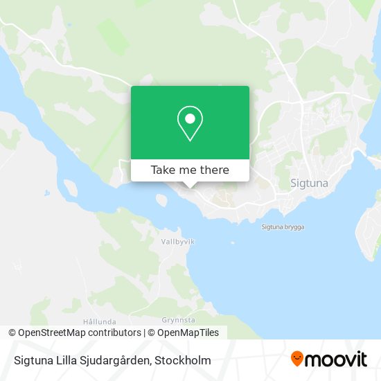 Sigtuna Lilla Sjudargården map