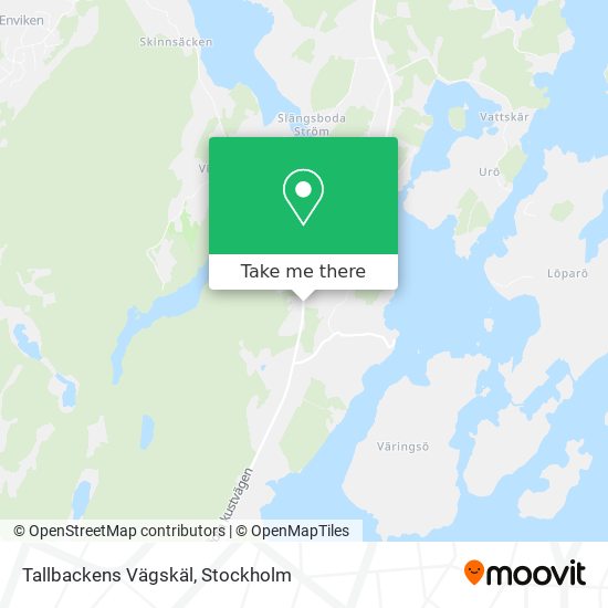 Tallbackens Vägskäl map