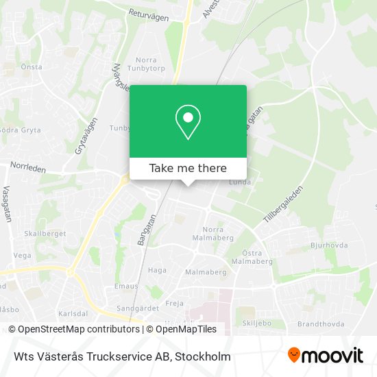 Wts Västerås Truckservice AB map