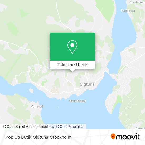 Pop Up Butik, Sigtuna map