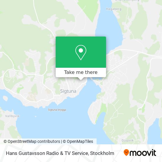 Hans Gustavsson Radio & TV Service map