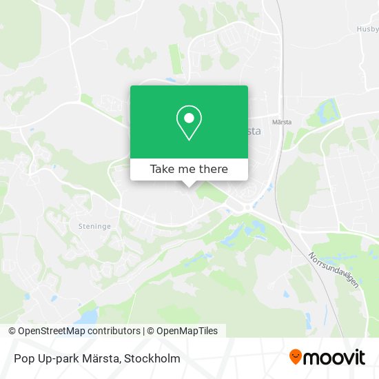 Pop Up-park Märsta map