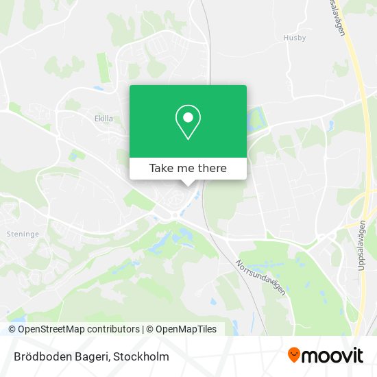 Brödboden Bageri map
