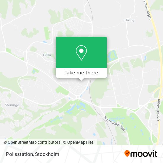 Polisstation map