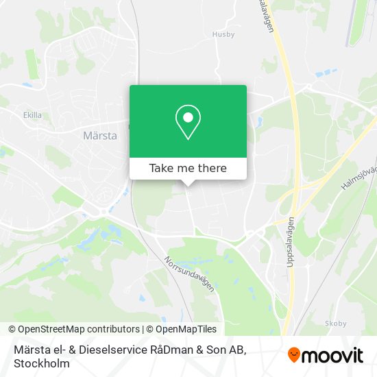 Märsta el- & Dieselservice RåDman & Son AB map