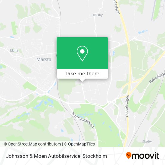 Johnsson & Moen Autobilservice map