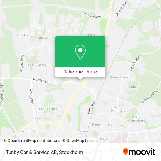 Tunby Car & Service AB map