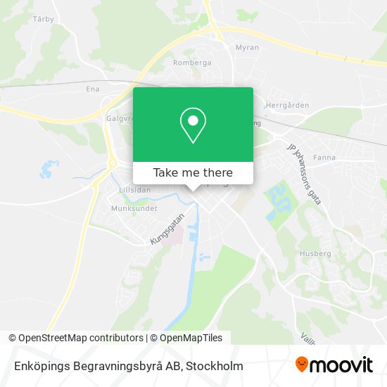 Enköpings Begravningsbyrå AB map