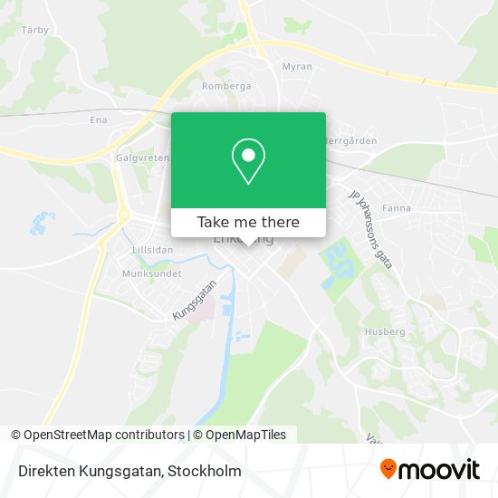 Direkten Kungsgatan map