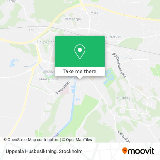 Uppsala Husbesiktning map