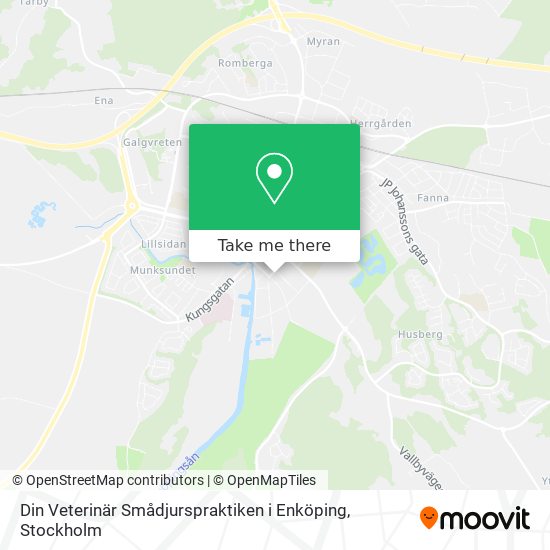 Din Veterinär Smådjurspraktiken i Enköping map