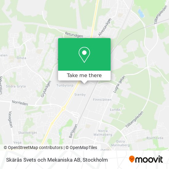 Skärås Svets och Mekaniska AB map