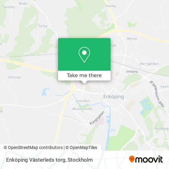 Enköping Västerleds torg map